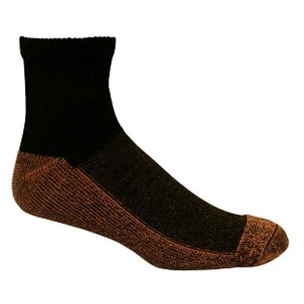 Copper Sole Premium Compression Socks Medium Women 4-10 Black