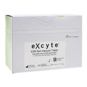 Excyte ESR: Erythrocyte Sedimentation Rate Tube 50/Bx, 16 BX/CA