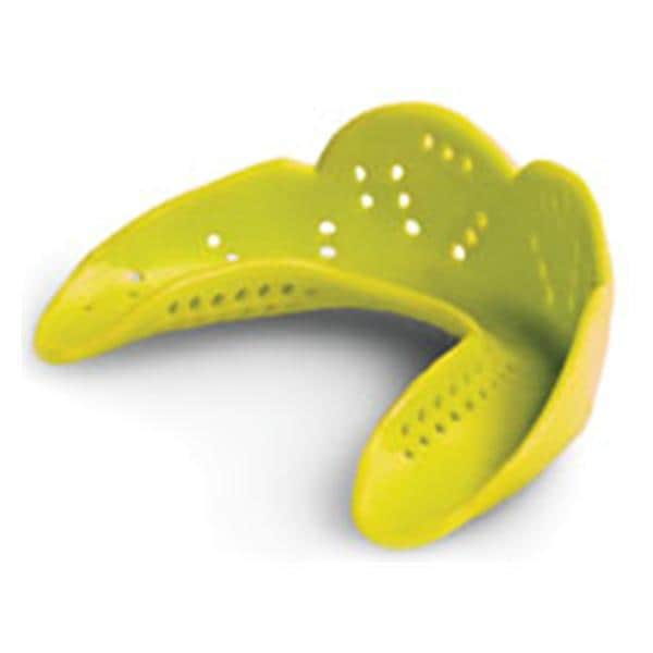 SISU Junior Mouth Guard Strapless Sunny Yellow Ages 7-11 Youth 12/Bx