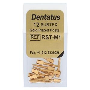 Surtex Posts Gold Plated Medium M1 1.05 mm 12/Bx