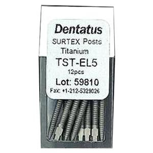 Surtex Posts Titanium 1.65 mm Parallel Sided & Tapered End EL5 12/Bx