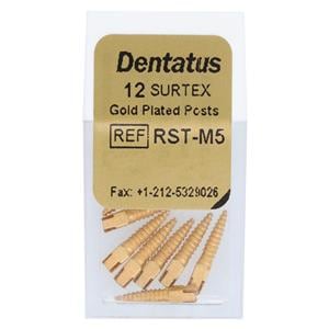 Surtex Posts Gold Plated Medium M5 1.65 mm 12/Bx