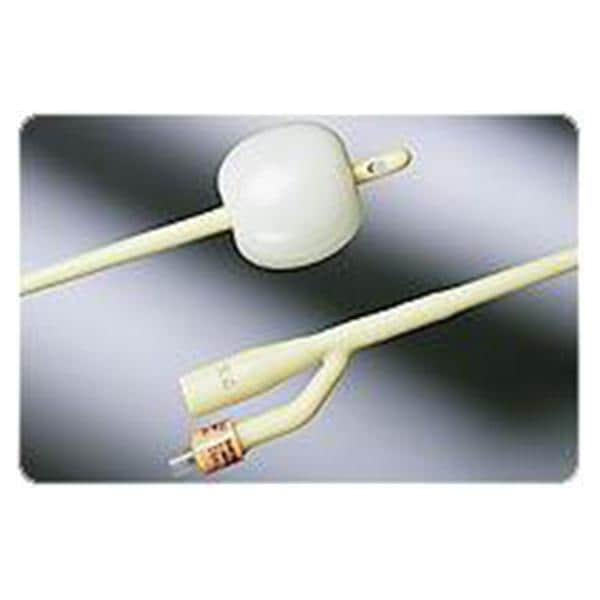 Bardex 2-Way Foley Catheter Short Round Tip Rubber 22Fr 30cc