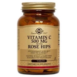 Vitamin C Supplement Tablets Vegetarian/Kosher 500mg 250/Bt