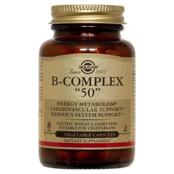 B-Complex "50" Adult Supplement Vegicaps Vegetarian/Kosher 250/bt