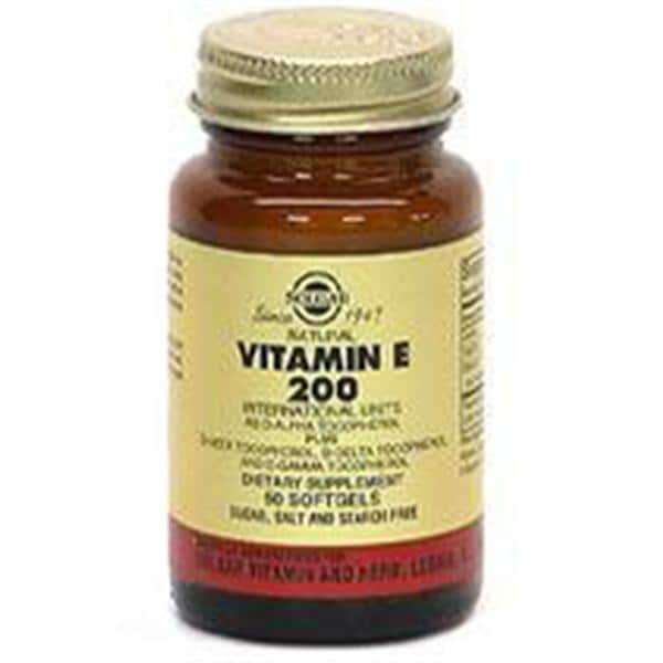 Vitamin E Supplement Softgels 200IU 100/Bt