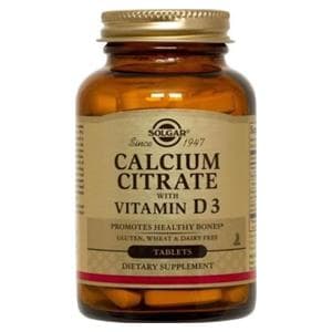 Calcium Citrate Supplement Tablets 120/Bt