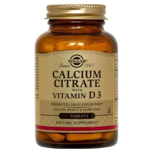 Calcium Citrate Supplement Tablets 120/Bt