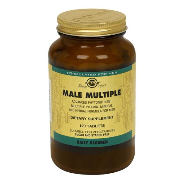 Male Multiple Supplement Tablets Vegetarian 120/Bt