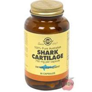 Shark Cartilage Vitamin/Supplement Vegicaps 750mg 90/bt