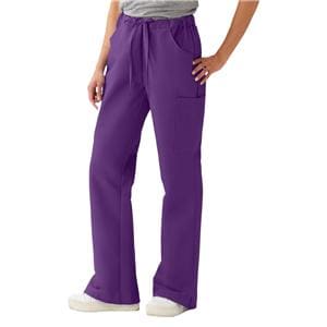 Scrub Pant 4 Pockets Large Purple Unisex Ea