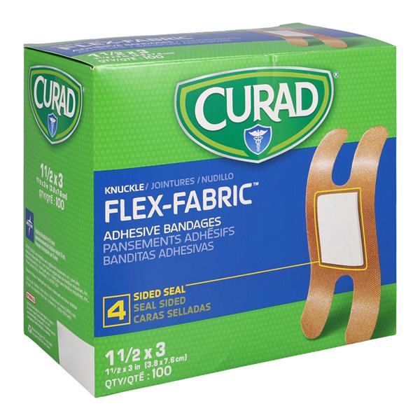 Curad Bandage Fabric 3x1.5" Flesh Sterile 100/Bx