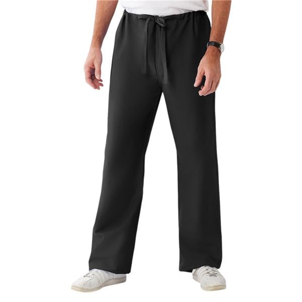 Scrub Pant 1 Pocket 3X Large Black Unisex Ea