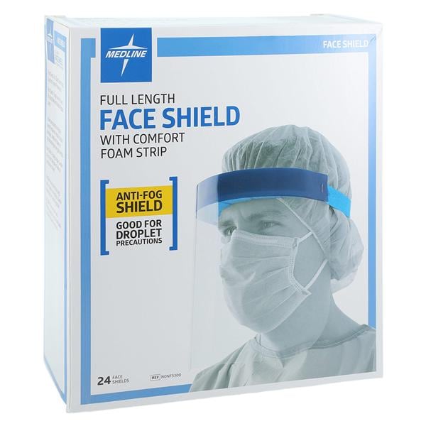 Safety Shield Clear Disposable 96/Ca