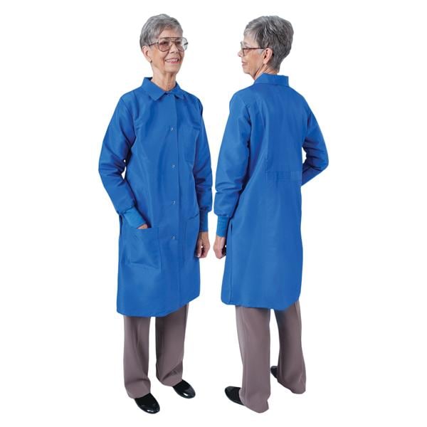 DenLine Protection Plus Collared Coat 3 Pkts Lng Tprd Slves 39" XL Ryl Womens Ea