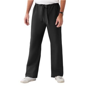 Scrub Pant 1 Pocket X-Small Black Unisex Ea