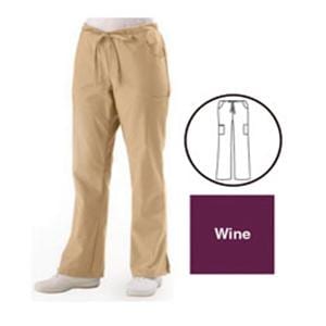 Scrub Pant 5 Pockets Small Wine Unisex Ea