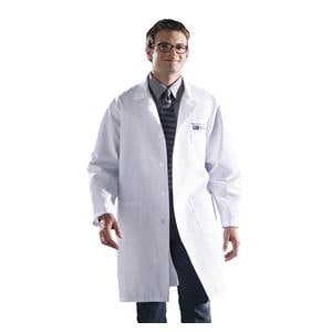 Lab Coat 3 Pockets Long Sleeves 41 in X-Small Light Blue Unisex Ea