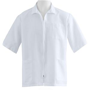 Smock 80% Polyester / 20% Cotton Short Sleeves Small White Unisex Ea