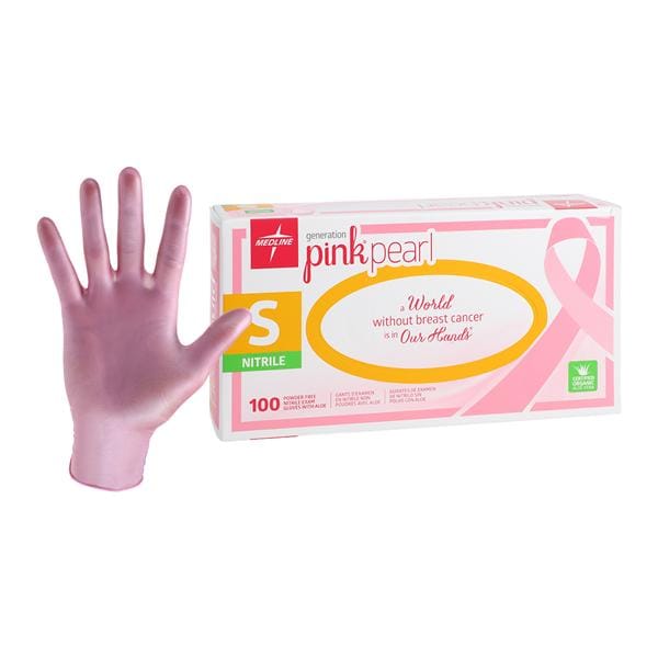 generation pink pearl nitrile exam gloves