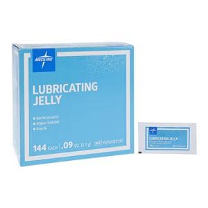 Lubricating Jelly 2.7gm Foil Packet 144/Bx, 6 BX/CA