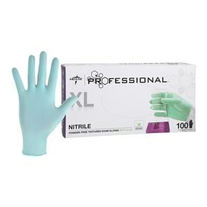 Professional Nitrile Exam Gloves X-Large Green Non-Sterile