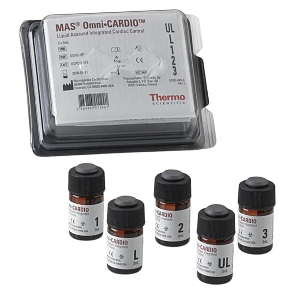 MAS OmniCardio Immunoassay Level 3 Control 6x3mL 6/Pk