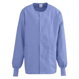 ComfortEase Warm-Up Jacket 2 Pockets X-Small Ceil Blue Unisex Ea