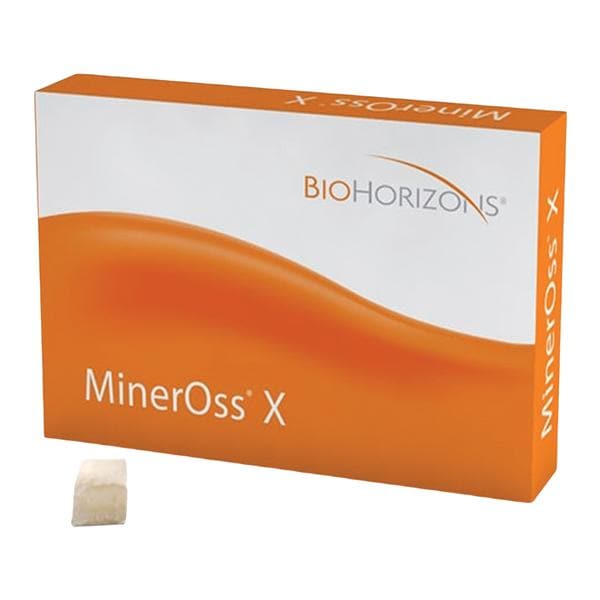 MinerOss X Collagen Graft and Membrane Placement Xenograft bone 6x7x8mm Ea