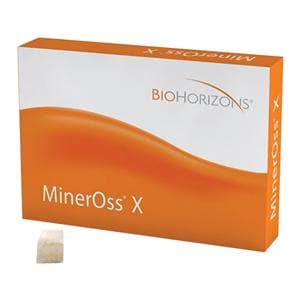 MinerOss X Collagen Graft and Membrane Placement Xenograft bone 8x9x9mm Ea