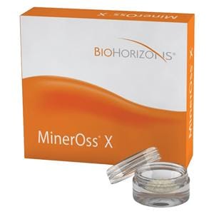 MinerOss X Cancellous Graft and Membrane Placement Xenograft bone 0.25g/0.6cc Ea