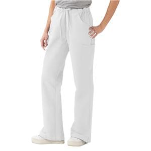 Scrub Pant 4 Pockets X-Large White Unisex Ea