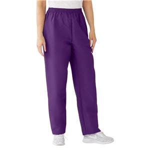 Scrub Pant 2 Pockets Large Purple Womens Ea