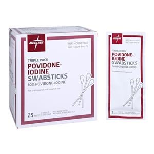 Surgical Prep Swabstick PVP Iodine 10% 3's