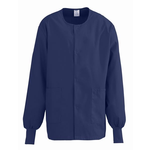 ComfortEase Warm-Up Jacket X-Small Navy Unisex Ea