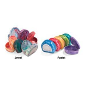 Retainer Cases Refill Assorted Jewel-Marbled 24/Pk