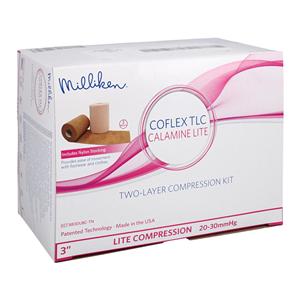 CoFlex TLC LITE Unna Boot Kit Foam/Fabric/Calamine 3"x6yd Tan Non-Sterile 2Rl/Bx