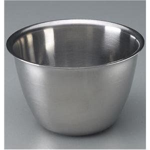 Iodine Cup Round Stainless Steel Silver 6oz