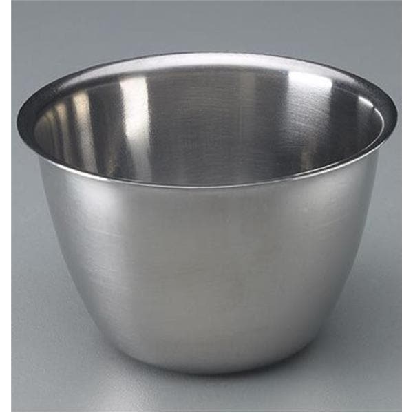 Iodine Cup Round Stainless Steel Silver 6oz