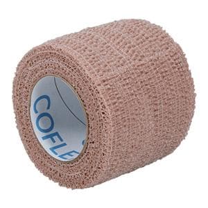 CoFlex Med Compression Bandage Elastic 2"x5yd Tan Non-Sterile 36/Ca