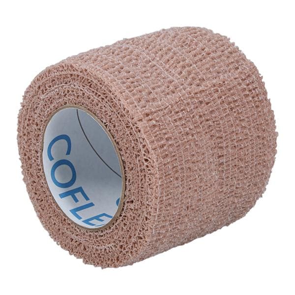 CoFlex Med Compression Bandage Elastic 2"x5yd Tan Non-Sterile 36/Ca