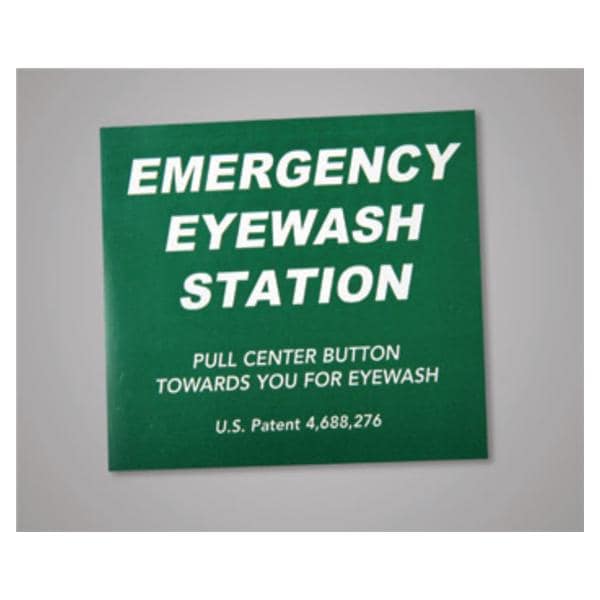 Emergency Eyewash Station Label