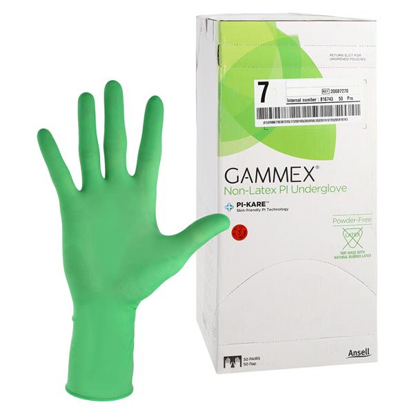 Gammex Polyisoprene Surgical Gloves 7 Green