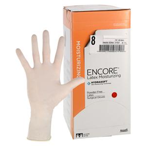 Encore HydraSoft Surgical Gloves 8 Cream