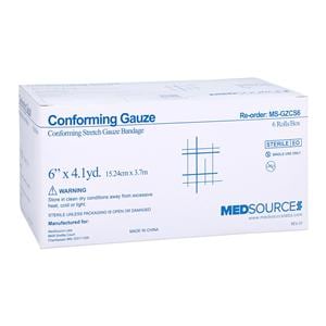 Conforming Bandage Gauze 6" Sterile 6/Bx, 8 BX/CA