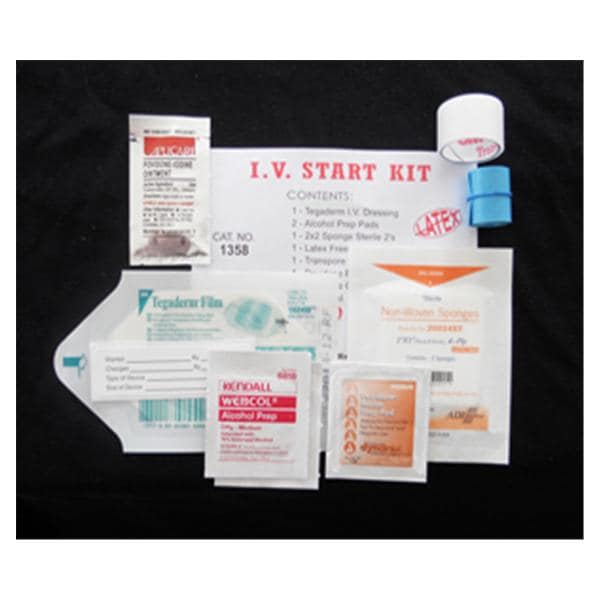 IV Kit Alcohol Prep Pad/Label