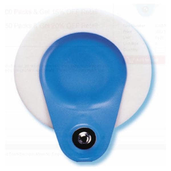 BlueSensor R Snap Electrode Adult Stress Round Ag/AgCl For ECG/EKG 4/Pk