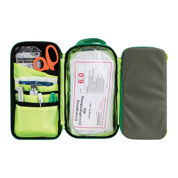 G3 Airway Cell 6x6.5x12" Green Zipper Closure 2 Handles