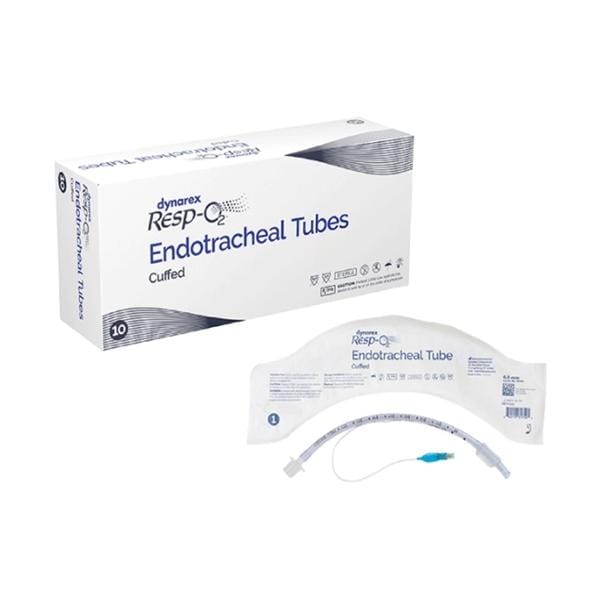 Resp-O2 Endotracheal Tube Plastic Cuffed 6.5mm Ea