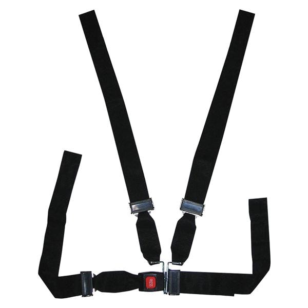 Restraint Strap Chest Nylon 4 Point Harness Push Button Buckle Ea